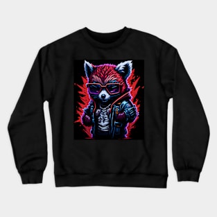 Cool Red Panda Crewneck Sweatshirt